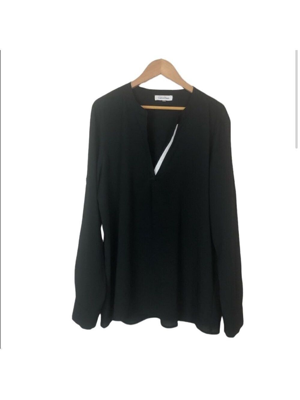 🚨Calvin Klein Blouse Long Sleeve Size Large